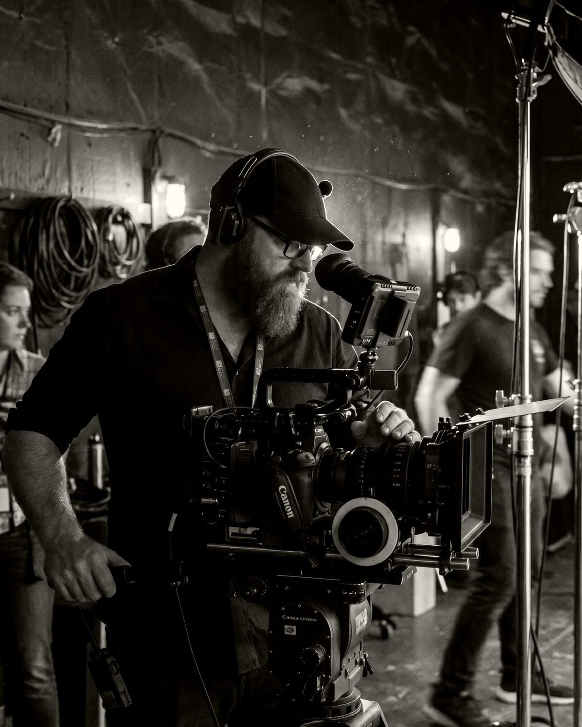 Alan Larsen on location